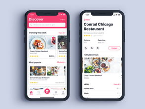 訂餐外賣app界面設計 ui kit